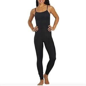 Girlfriend Collective black Biker unitard
